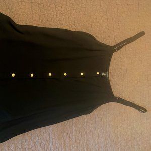 Forever 21 Black Button Down Cami